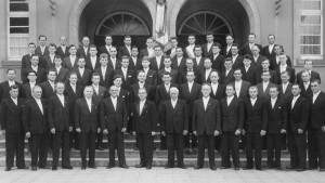 Der Chor des MGV Concordia im Jahre 1961
